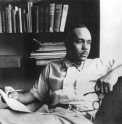 Ralph Ellison black and white_looking to the side